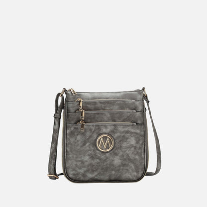 Mkf Collection by Mia K. - Salome Expandable Crossbody Bag in Taupe view 16 - Mkf Collection Crossbody Bags