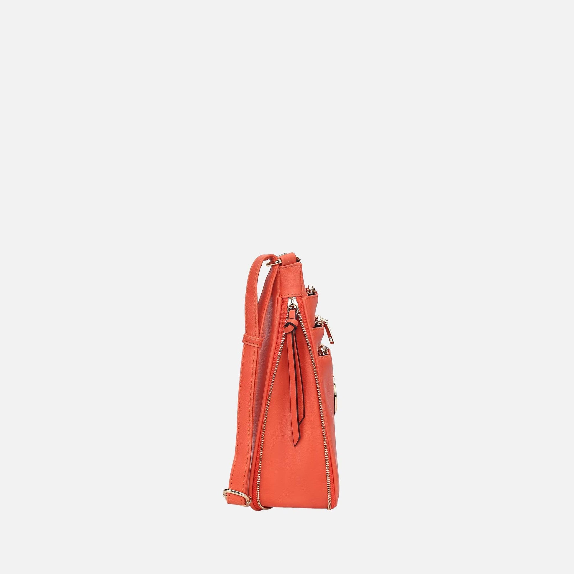 Mkf Collection by Mia K. - Salome Expandable Crossbody Bag in Tawny view 4 - Mkf Collection Crossbody Bags