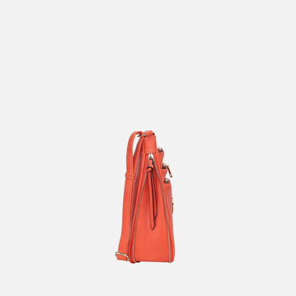 Mkf Collection by Mia K. - Salome Expandable Crossbody Bag in Tawny view 4 - Mkf Collection Crossbody Bags