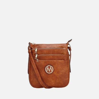 Mkf Collection by Mia K. - Salome Expandable Crossbody Bag in Silver view 5 - Mkf Collection Crossbody Bags