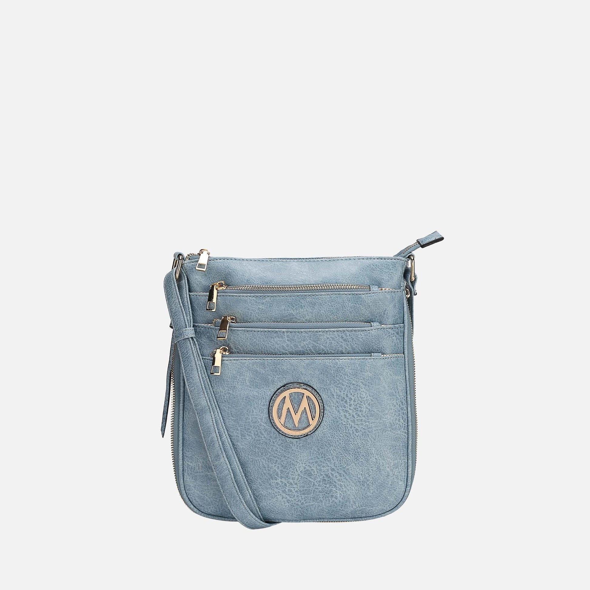 Mkf Collection by Mia K. - Salome Expandable Crossbody Bag in Dusty Rose view 9 - Mkf Collection Crossbody Bags