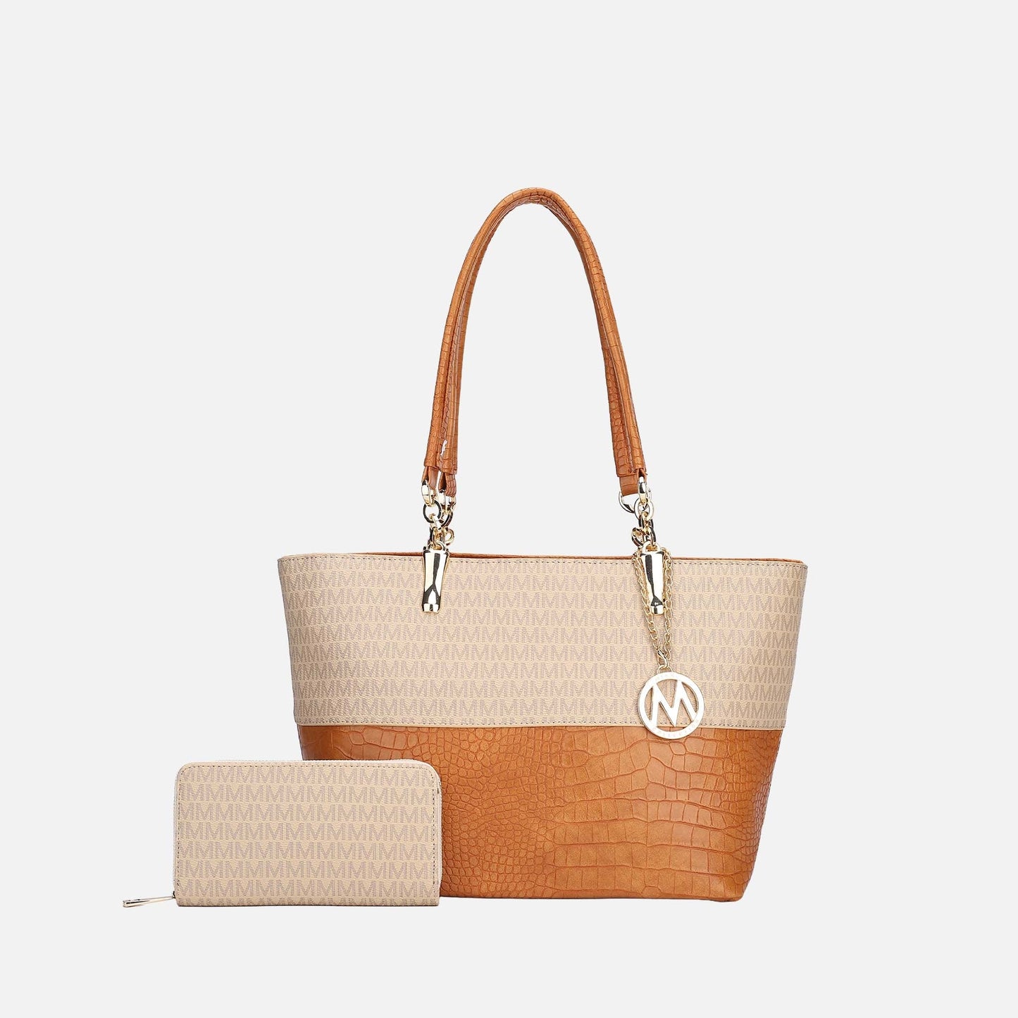 Mkf Collection by Mia K. - Sasha Signature Tote Bag in Red view 10 - Mkf Collection Bags