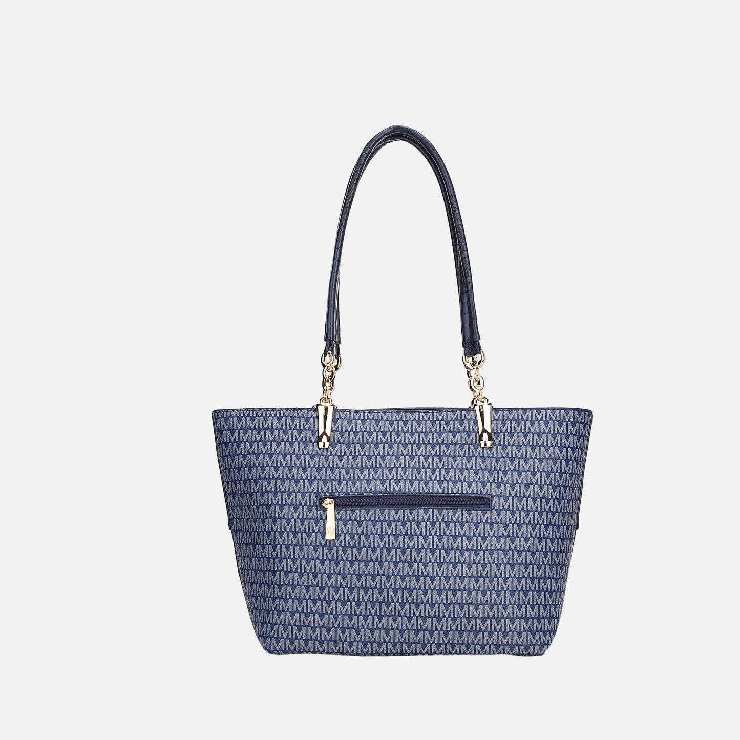 Mkf Collection by Mia K. - Sasha Signature Tote Bag in Burgundy view 4 - Mkf Collection Bags