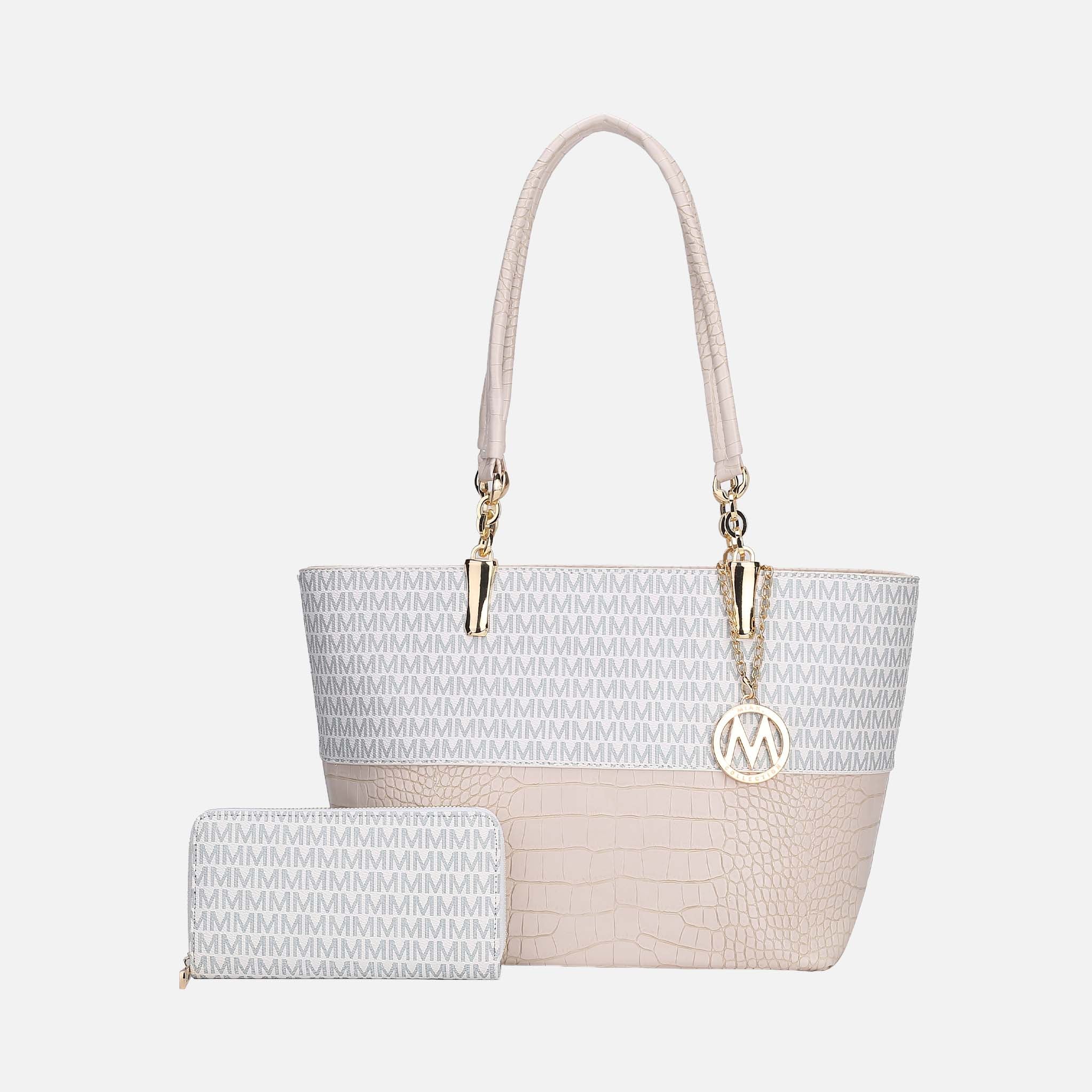 Mkf Collection by Mia K. - Sasha Signature Tote Bag view 17 (bag) - mkf collection tote bag, mkf collec - shop at us.meeeshop