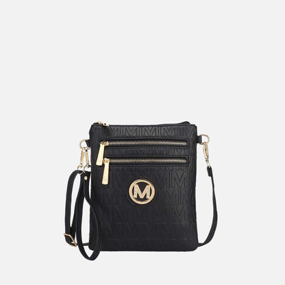Mkf Collection by Mia K. - Scarlett Signature Crossbody Bag in Indigo view 11 - Mkf Collection Crossbody Bags