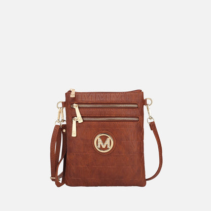 Mkf Collection by Mia K. - Scarlett Signature Crossbody Bag in Fuschia Rose view 12 - Mkf Collection Crossbody Bags