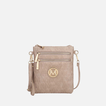 Mkf Collection by Mia K. - Scarlett Signature Crossbody Bag in Denim Blue view 13 - Mkf Collection Crossbody Bags