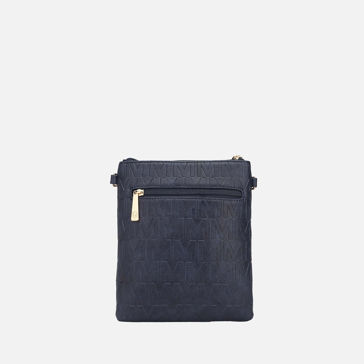 Mkf Collection by Mia K. - Scarlett Signature Crossbody Bag in Burgundy view 3 - Mkf Collection Crossbody Bags