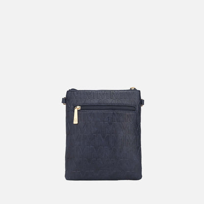 Mkf Collection by Mia K. - Scarlett Signature Crossbody Bag in Burgundy view 3 - Mkf Collection Crossbody Bags