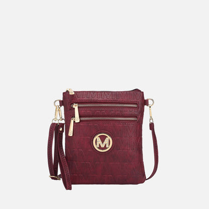 Mkf Collection by Mia K. - Scarlett Signature Crossbody Bag in Midnight Blue view 7 - Mkf Collection Crossbody Bags