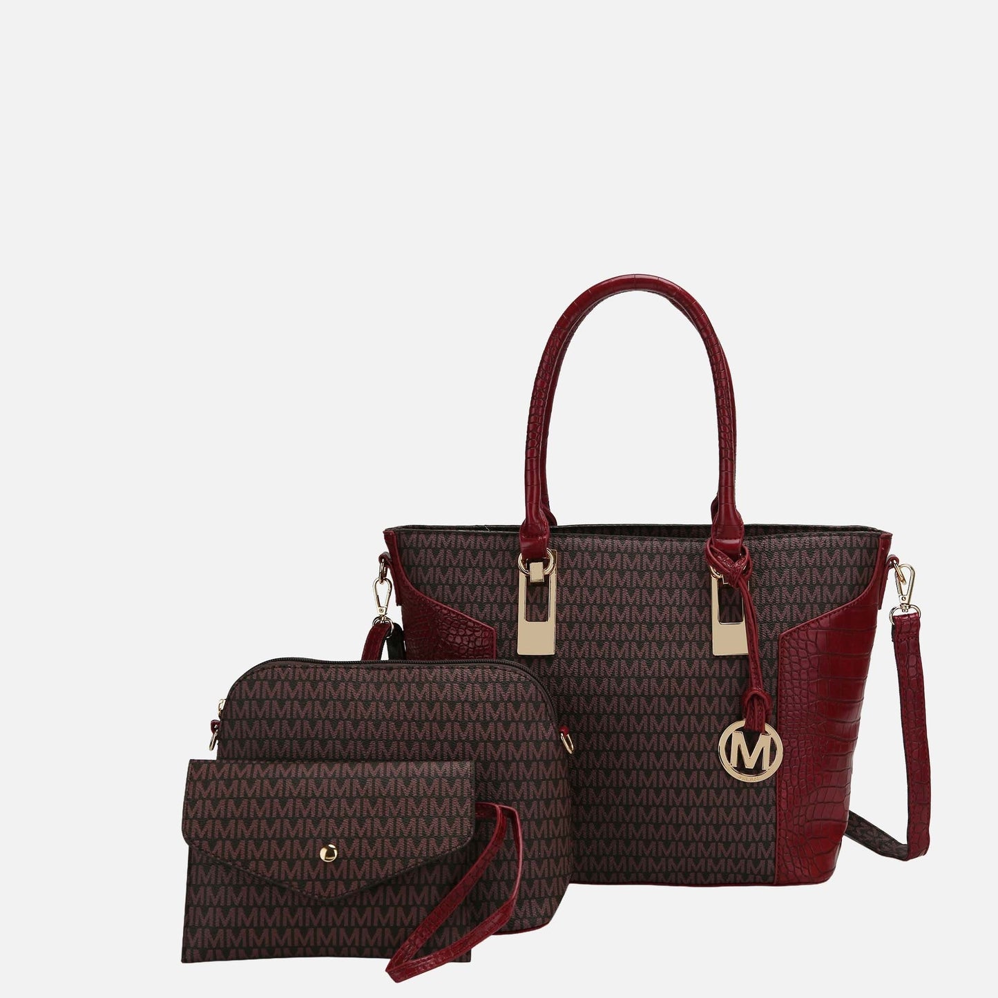 Mkf Collection by Mia K. - Shonda Signature Tote Bag and Set view 15 - Mkf Collection Bags (one-piece)