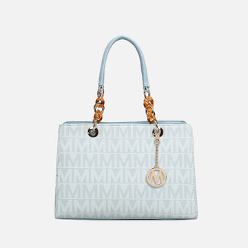 Mkf Collection by Mia K. - Sirna Signature Tote Bag in Wine - Mkf Collection Bags