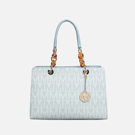 Mkf Collection by Mia K. - Sirna Signature Tote Bag in Wine - Mkf Collection Bags