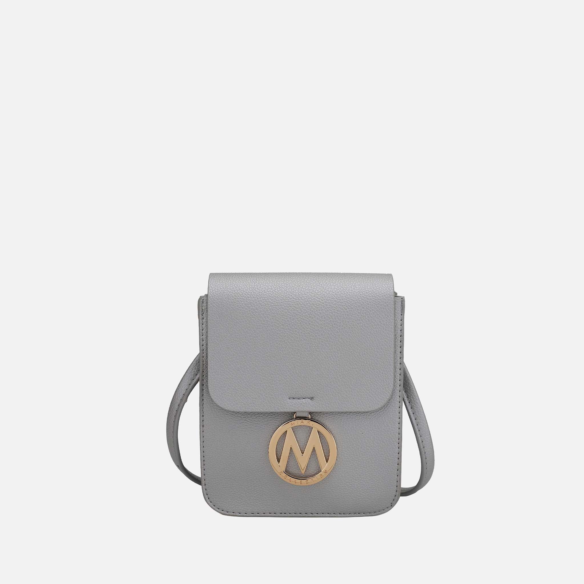Mkf Collection by Mia K. - Skylar Crossbody Bag Grey view 9 (bag) - mkf collection crossbody bags, mkf  - shop at us.meeeshop