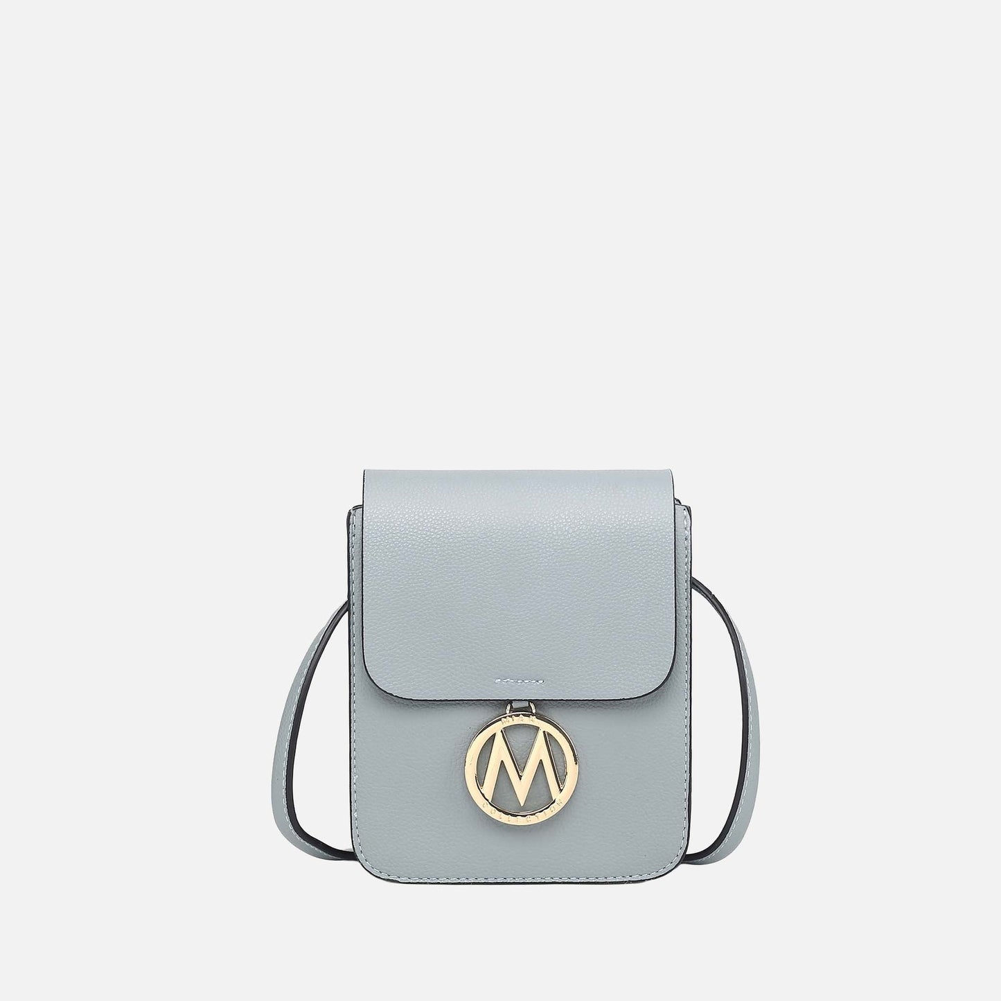 Mkf Collection by Mia K. - Skylar Crossbody Bag in Charcoal Grey view 5 - Mkf Collection Crossbody Bags
