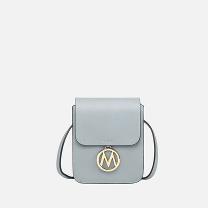 Mkf Collection by Mia K. - Skylar Crossbody Bag in Charcoal Grey view 5 - Mkf Collection Crossbody Bags