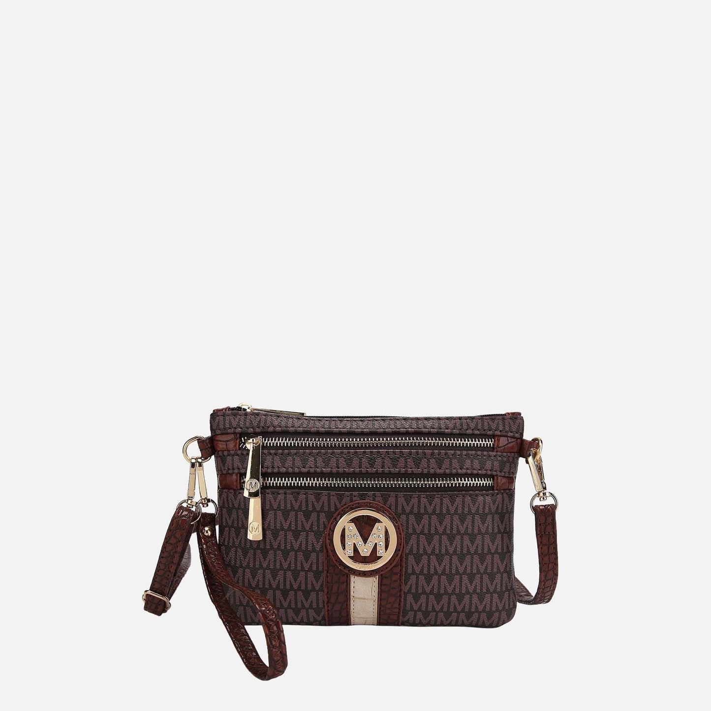 Mkf Collection by Mia K. - Tarren Signature Crossbody Bag in Black - Mkf Collection Crossbody Bags