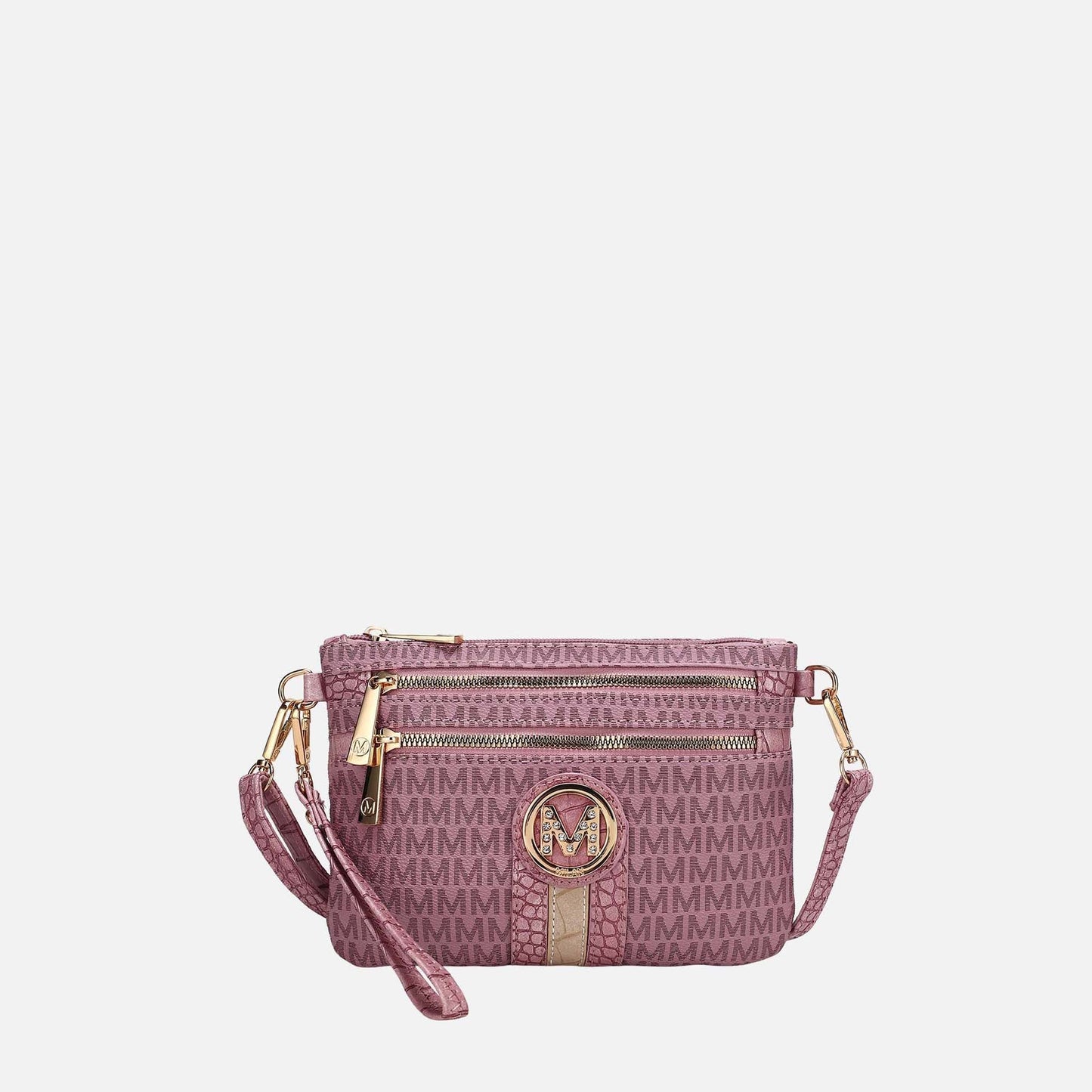 Mkf Collection by Mia K. - Tarren Signature Crossbody Bag in Tan view 11 - Mkf Collection Crossbody Bags