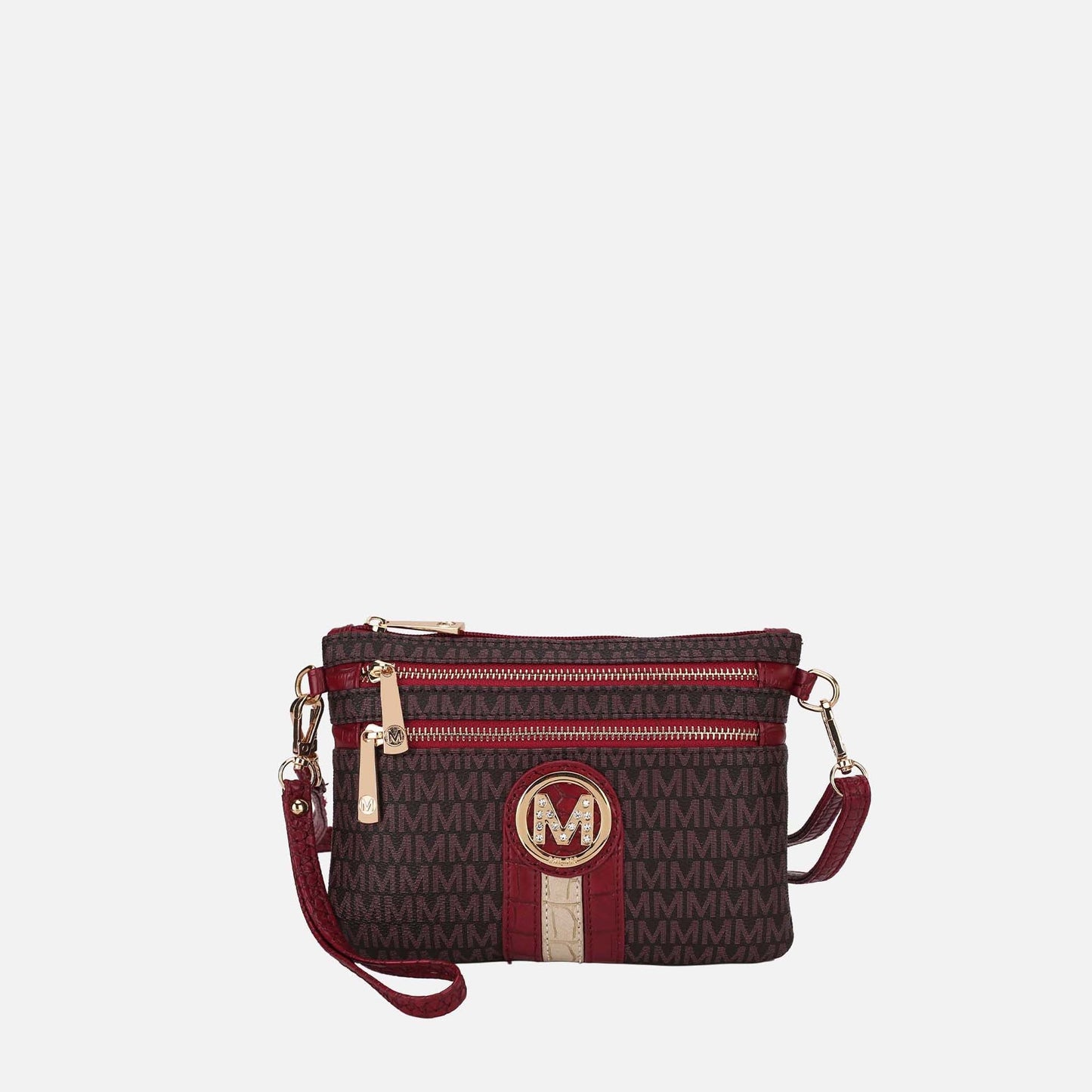 Mkf Collection by Mia K. - Tarren Signature Crossbody Bag in White view 12 - Mkf Collection Crossbody Bags