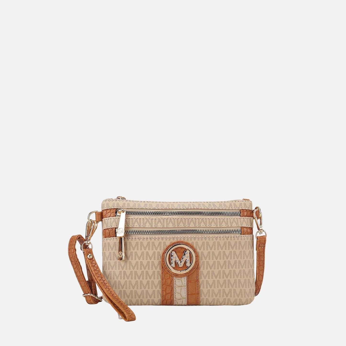 Mkf Collection by Mia K. - Tarren Signature Crossbody Bag in Indigo view 5 - Mkf Collection Crossbody Bags