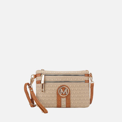 Mkf Collection by Mia K. - Tarren Signature Crossbody Bag in Indigo view 5 - Mkf Collection Crossbody Bags