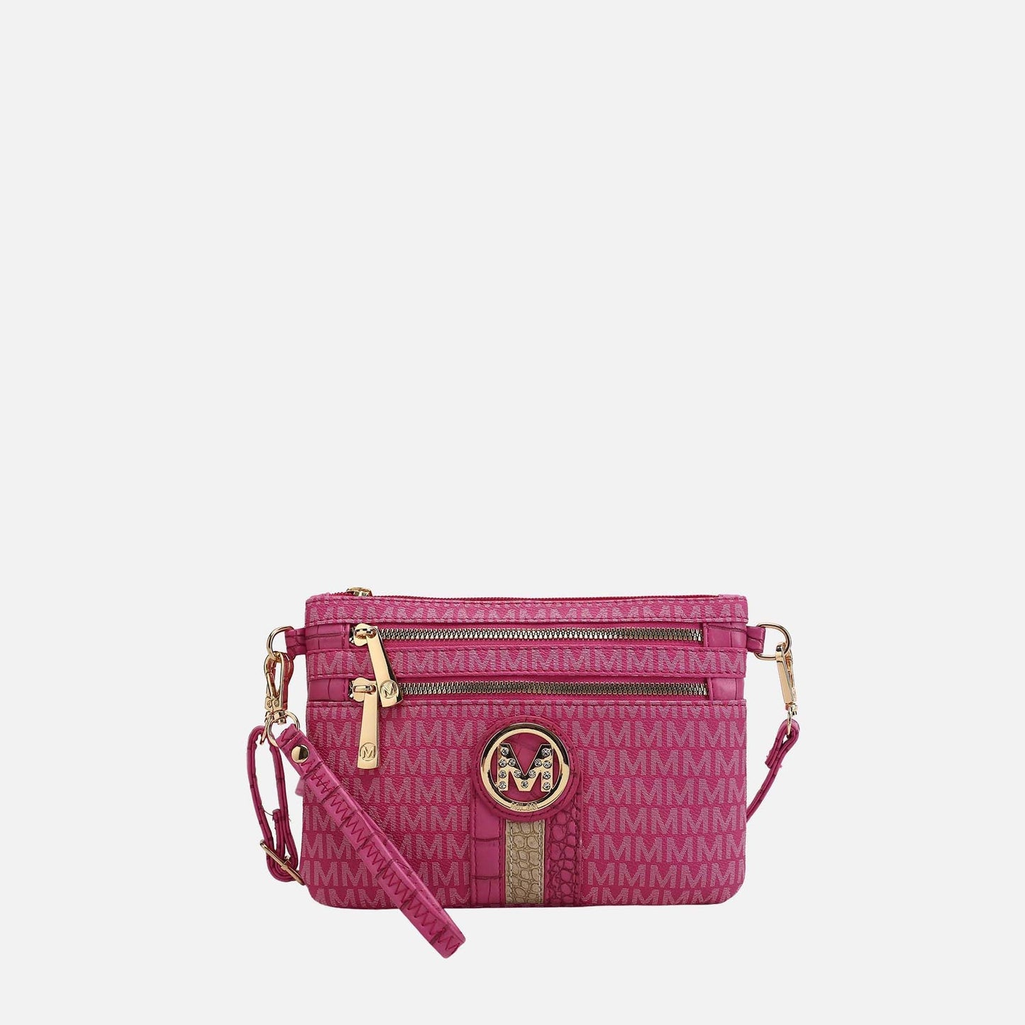 Mkf Collection by Mia K. - Tarren Signature Crossbody Bag in Navy view 8 - Mkf Collection Crossbody Bags