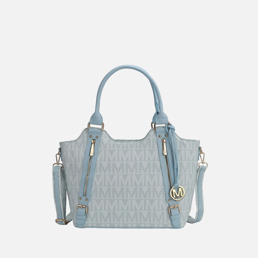 Mkf Collection by Mia K. - Thania Signature Tote Bag in Beige - Mkf Collection Bags