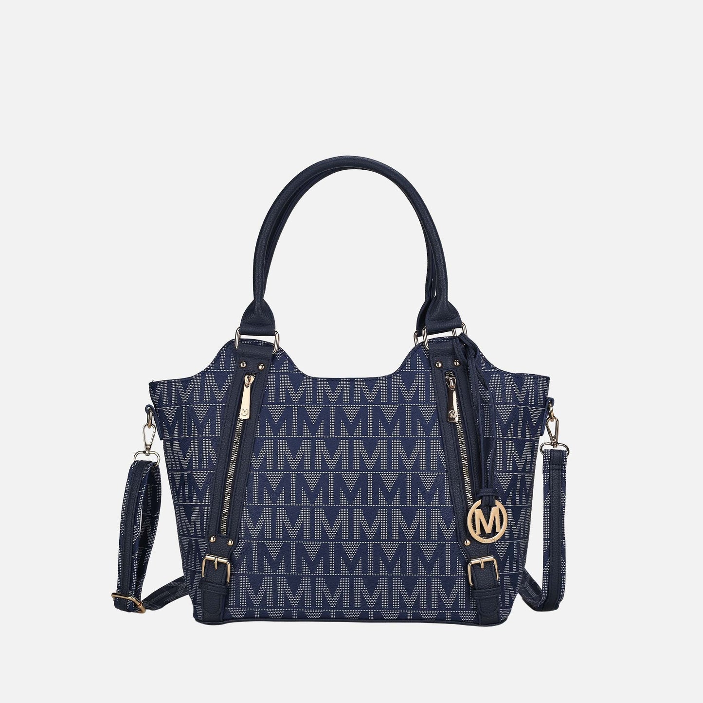 Mkf Collection by Mia K. - Thania Signature Tote Bag in Fuchsia view 10 - Mkf Collection Bags