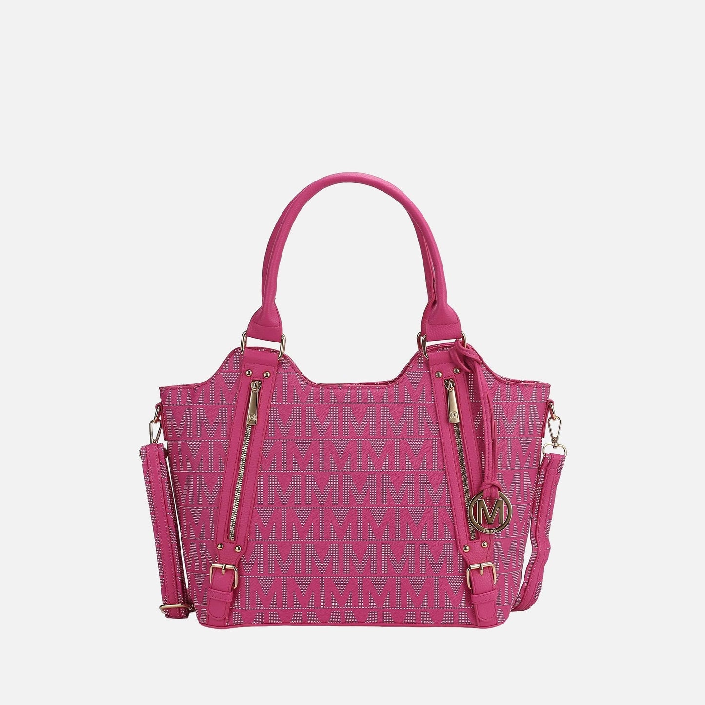Mkf Collection by Mia K. - Thania Signature Tote Bag in Lavender view 13 - Mkf Collection Bags