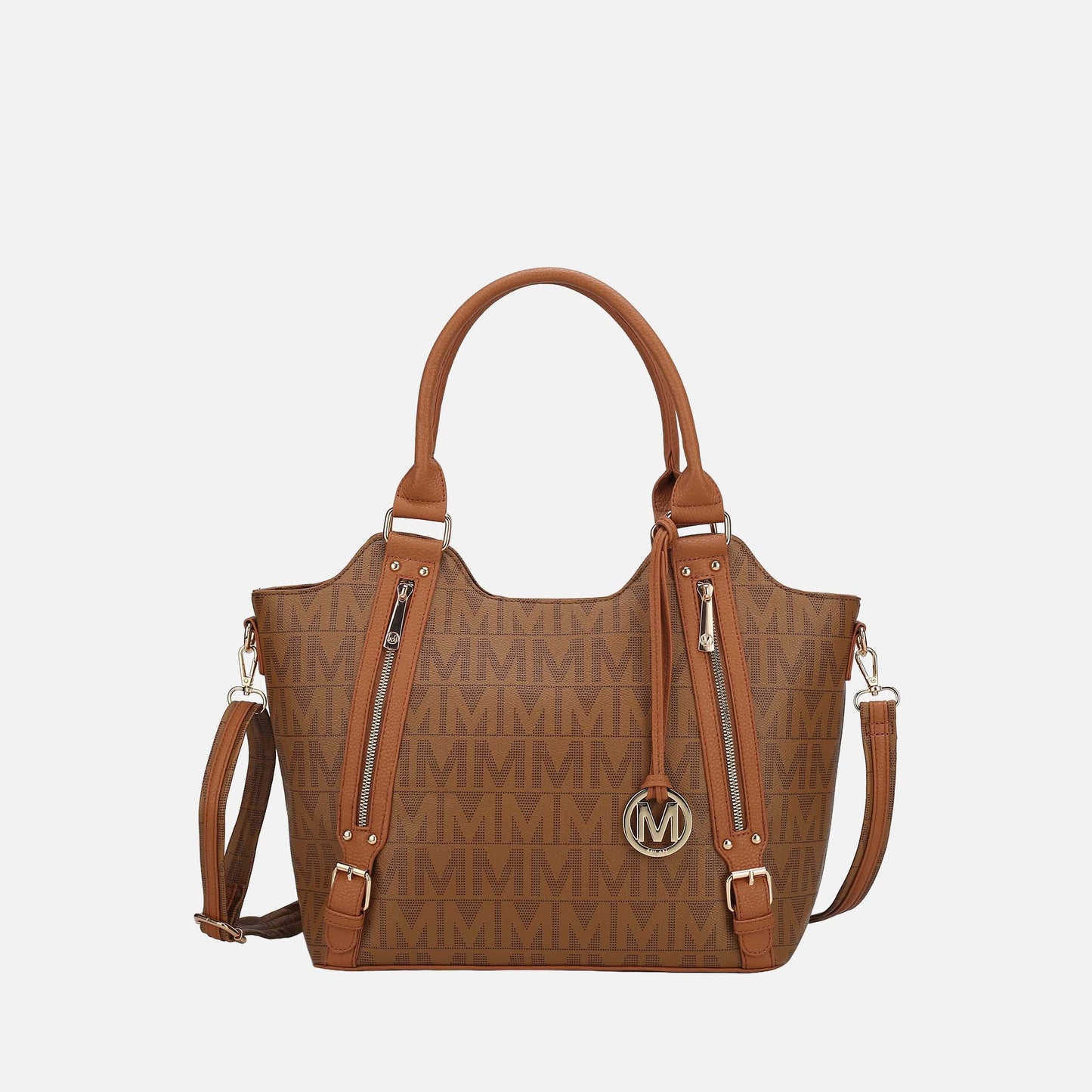 Mkf Collection by Mia K. - Thania Signature Tote Bag in Red view 7 - Mkf Collection Bags