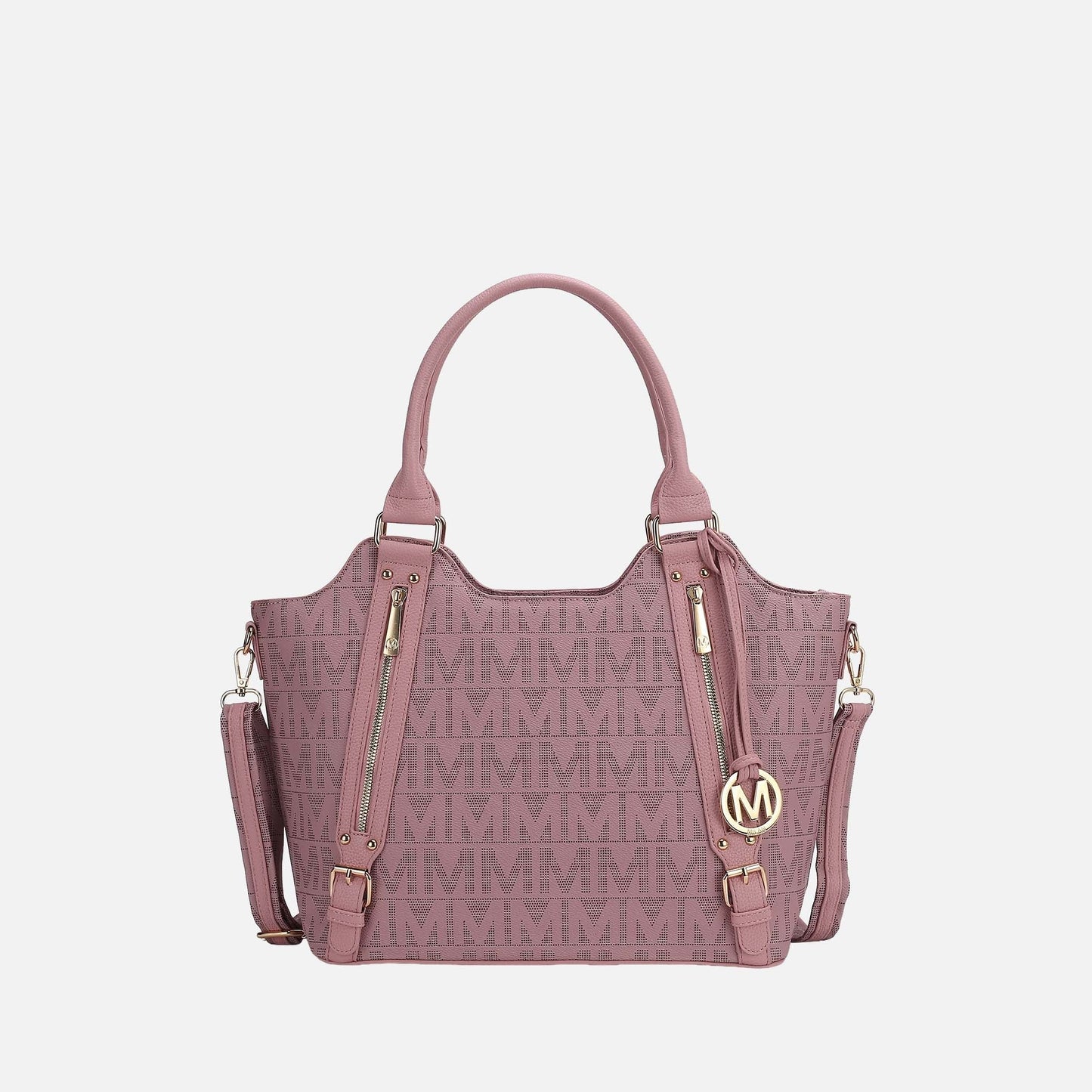 Mkf Collection by Mia K. - Thania Signature Tote Bag in Tan view 9 - Mkf Collection Bags
