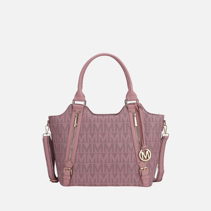 Mkf Collection by Mia K. - Thania Signature Tote Bag in Tan view 9 - Mkf Collection Bags