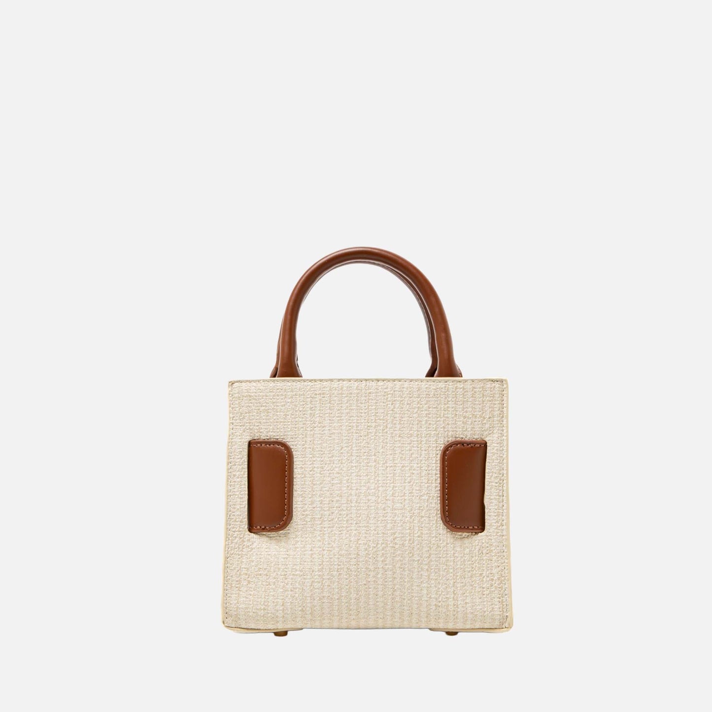 Mkf Collection by Mia K. - Tilly Mini Tote Handbag in Cognac Brown view 3 - Mkf Collection Bags