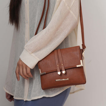 Mkf Collection by Mia K. - Valeska Crossbody Bag in Blush view 2 - Mkf Collection Crossbody Bags
