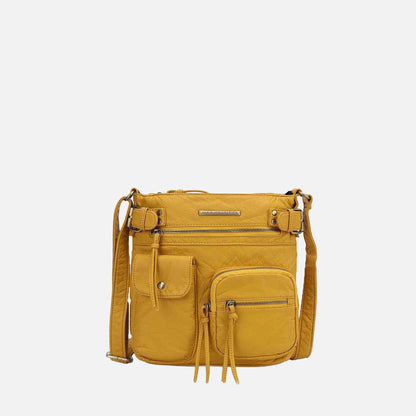 Mkf Collection by Mia K. - Vintage Stiella Crossbody Bag in Golden Poppy view 12