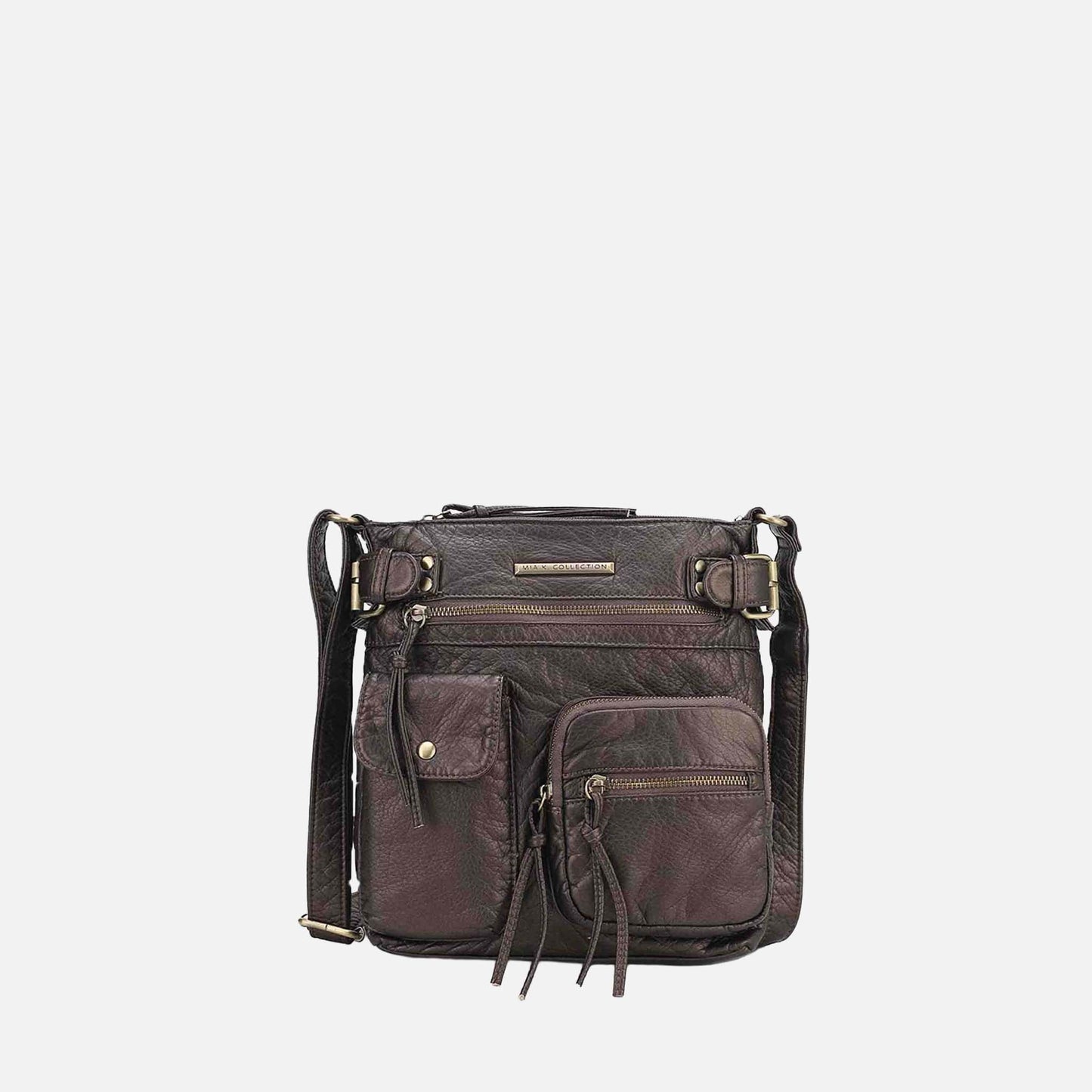 Mkf Collection by Mia K. - Vintage Stiella Crossbody Bag view 32
