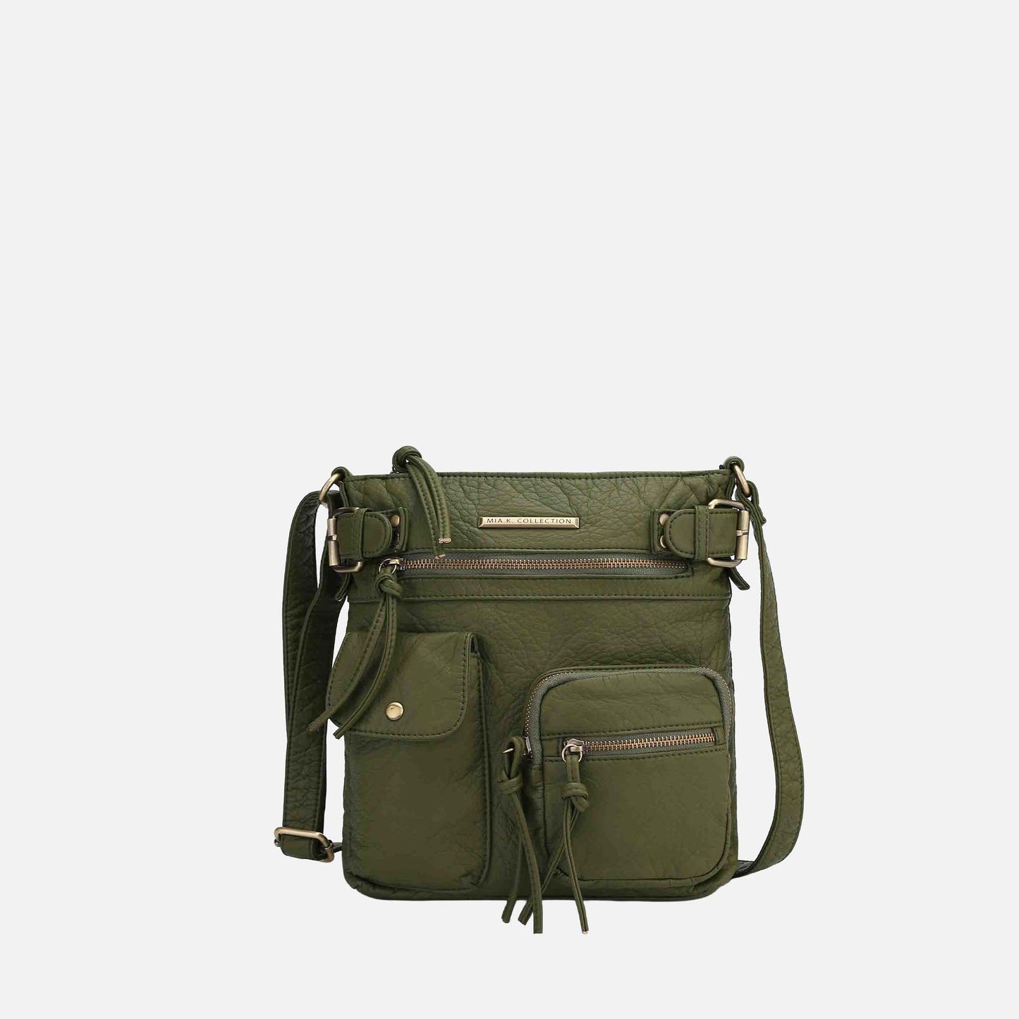Mkf Collection by Mia K. - Vintage Stiella Crossbody Bag in Wine view 9