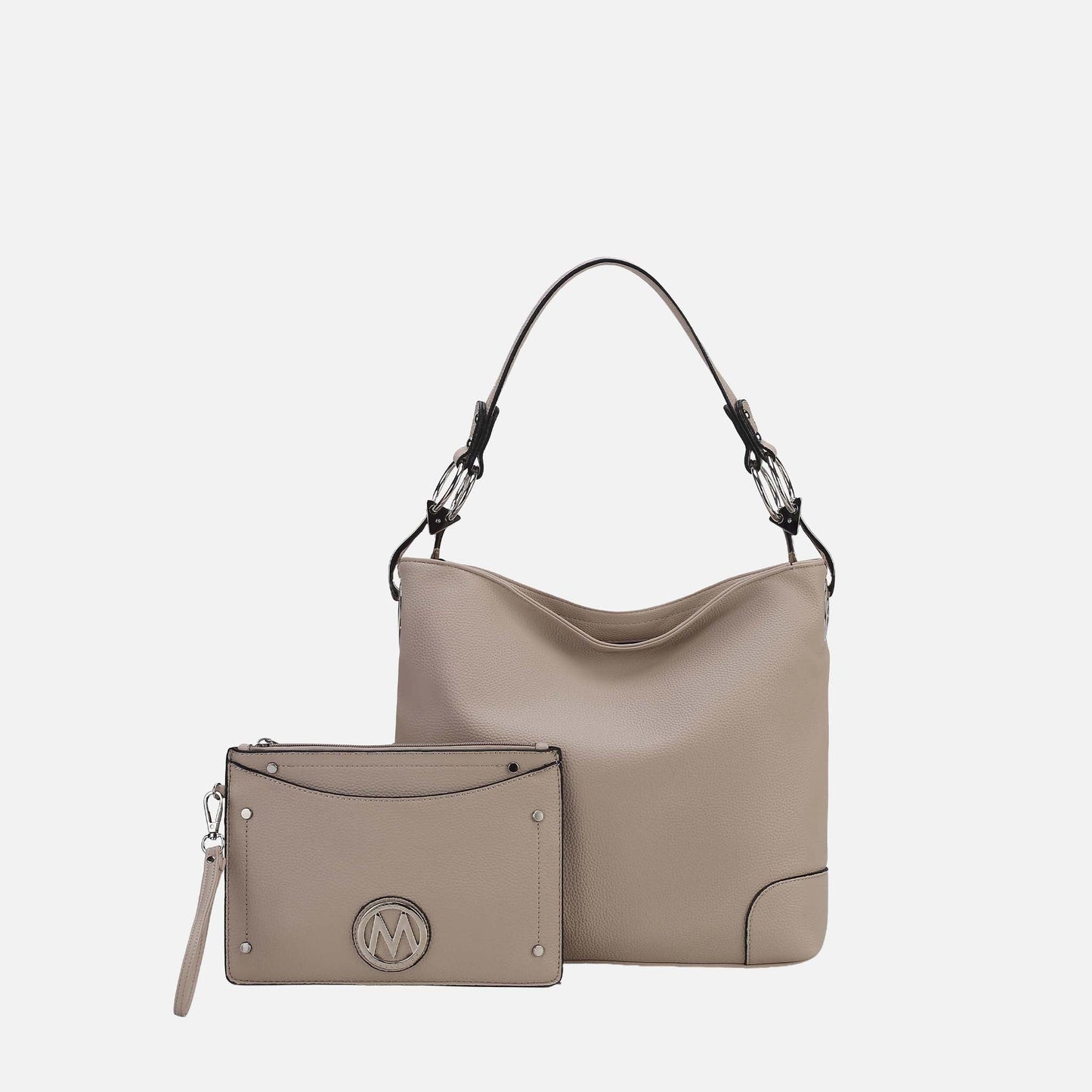 Mkf Collection by Mia K. - Viviana Hobo Bag and Wristlet Set view 21 - Mkf Collection Bags (one-piece)