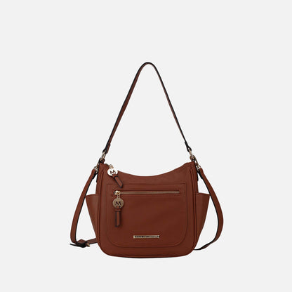 Mkf Collection by Mia K. - Wally Shoulder Bag in Wine view 6 - Mkf Collection Bags