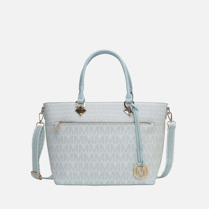 Mkf Collection by Mia K. - Yonah Signature Tote Bag in Light Blue view 10 - Mkf Collection Bags