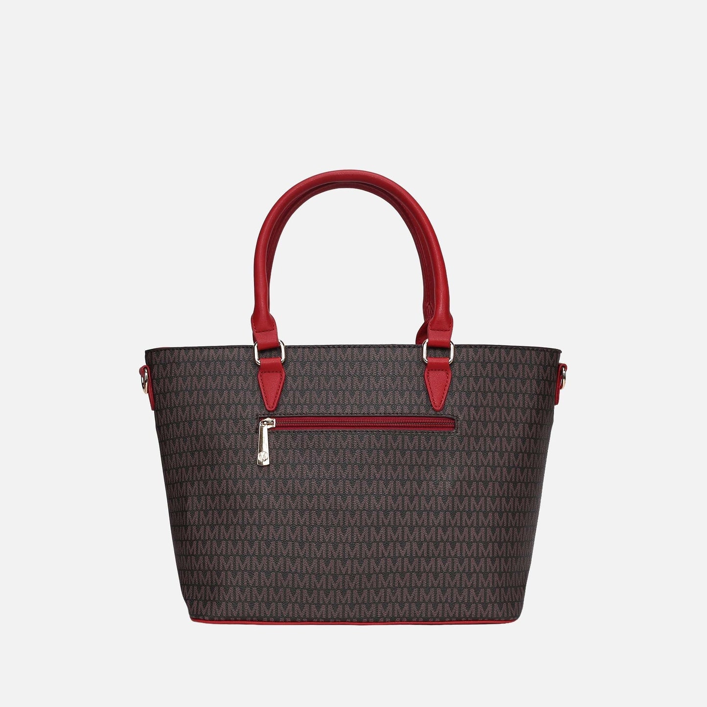 Mkf Collection by Mia K. - Yonah Signature Tote Bag in Brown view 3 - Mkf Collection Bags