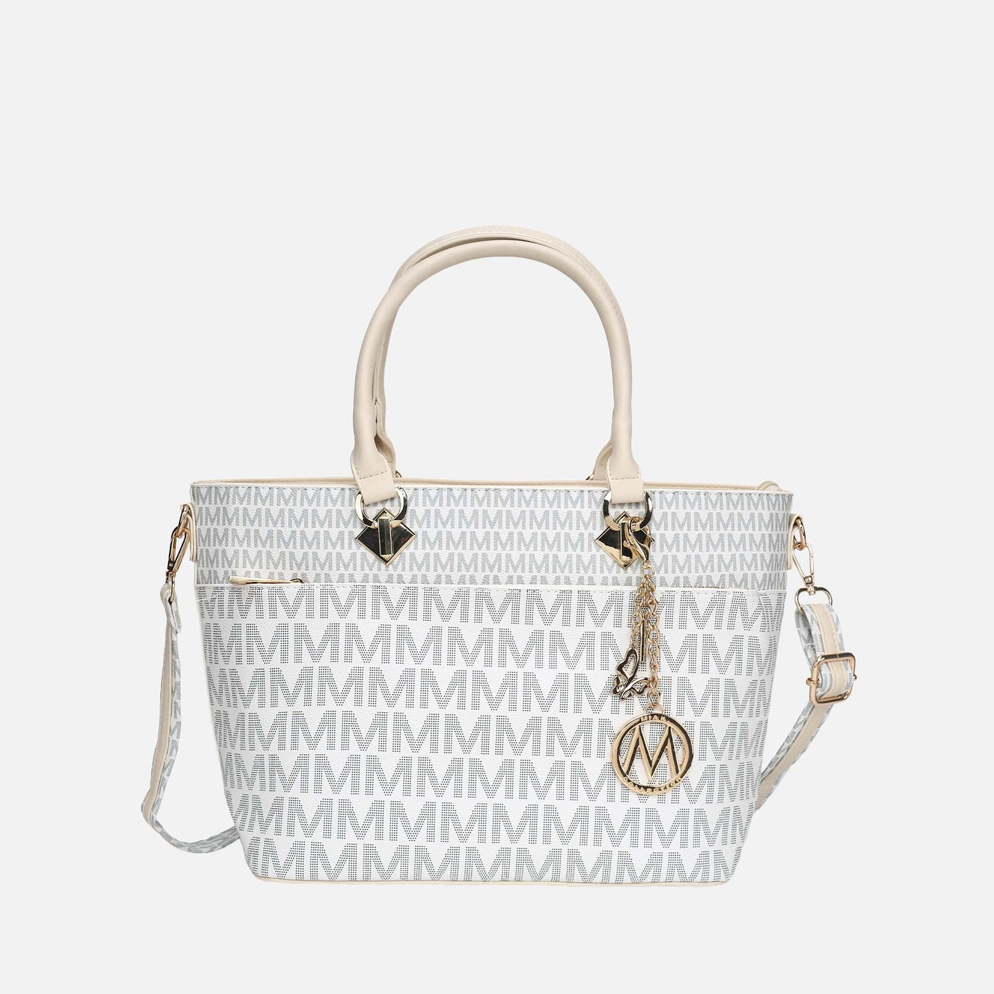 Mkf Collection by Mia K. - Yonah Signature Tote Bag in Lavender view 6 - Mkf Collection Bags