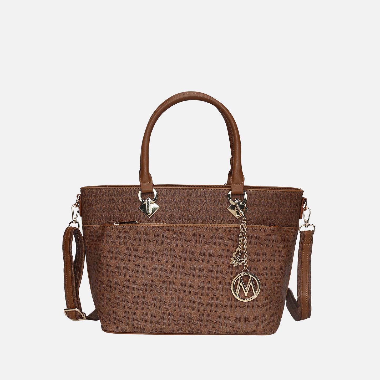 Mkf Collection by Mia K. - Yonah Signature Tote Bag in Red view 7 - Mkf Collection Bags