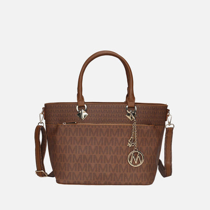 Mkf Collection by Mia K. - Yonah Signature Tote Bag in Red view 7 - Mkf Collection Bags