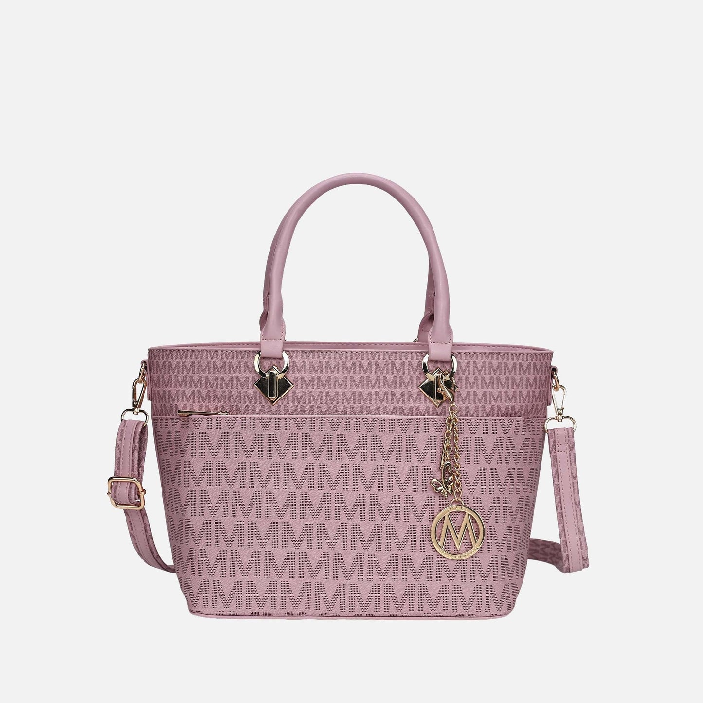 Mkf Collection by Mia K. - Yonah Signature Tote Bag in Tan view 8 - Mkf Collection Bags