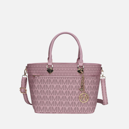 Mkf Collection by Mia K. - Yonah Signature Tote Bag in Tan view 8 - Mkf Collection Bags
