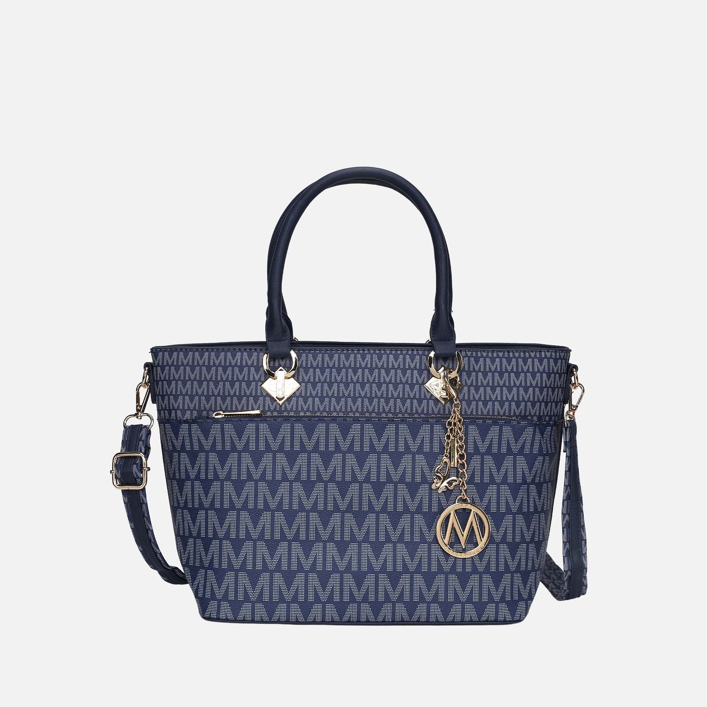 Mkf Collection by Mia K. - Yonah Signature Tote Bag in White view 9 - Mkf Collection Bags