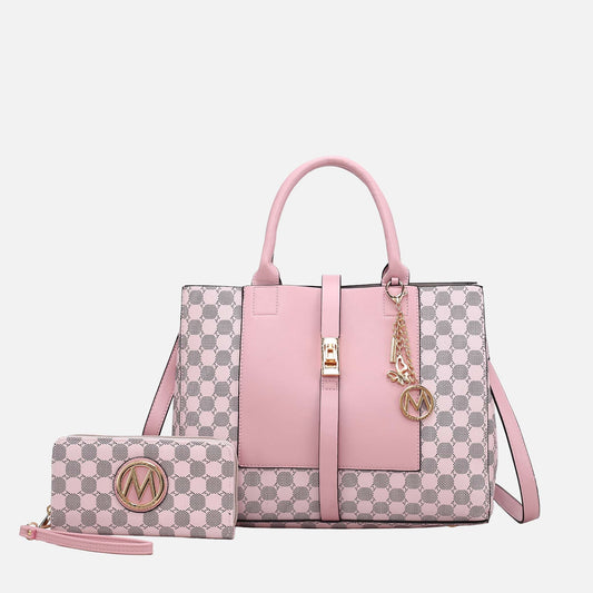 Mkf Collection by Mia K. - Yuliana Ii Shoulder Bag and Set in Black - Mkf Collection Bags (one-piece)