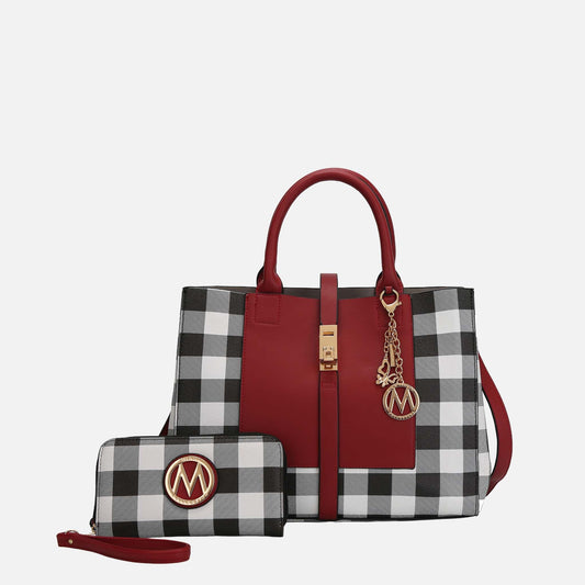 Mkf Collection by Mia K. - Yuliana Shoulder Bag and Set in Black - Mkf Collection Bags (one-piece)