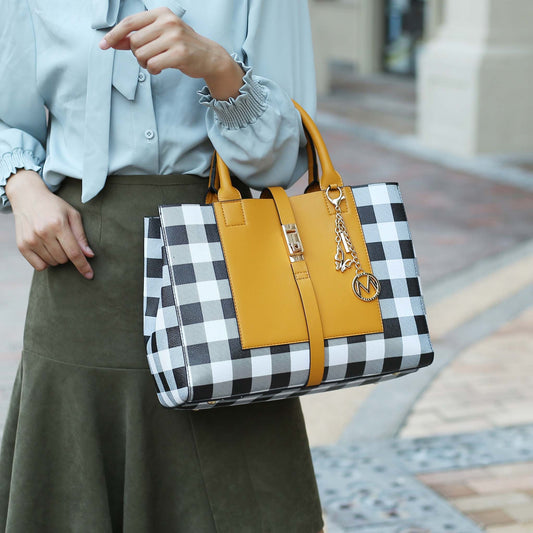 Mkf Collection by Mia K. - Yuliana Shoulder Bag and Set in Cognac Brown view 2 - Mkf Collection Bags (one-piece)